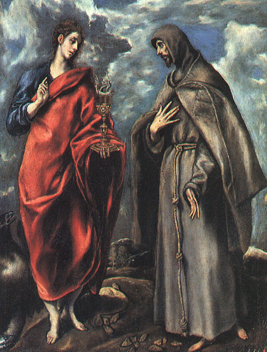 El Greco Saints John the Evangelist and Francis